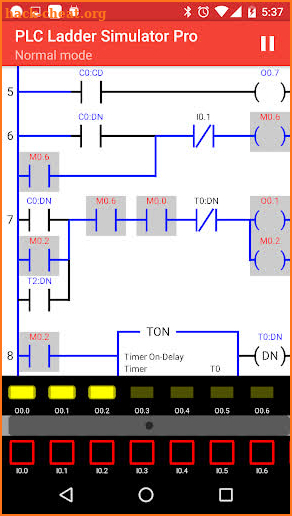 PLC Ladder Simulator Pro screenshot