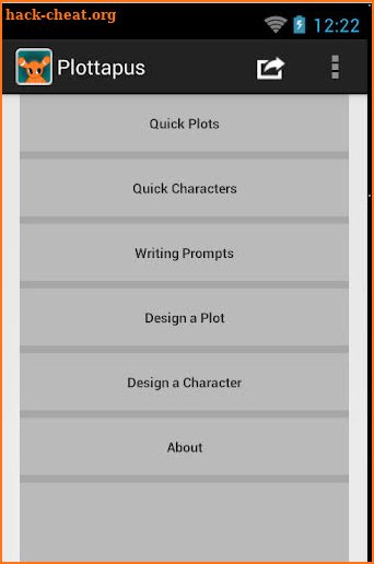 Plottapus Story Plot Generator screenshot