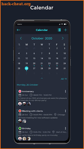 PM App screenshot