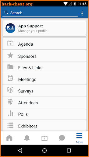 PMI InPerson Events screenshot