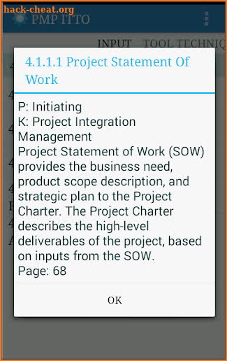 PMP ITTO Pro – Sixth Edition screenshot