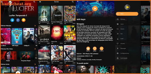 Pocket CINE PRO para Smart TV Guide screenshot