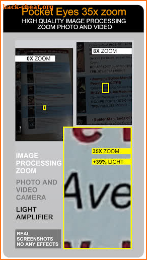 Pocket Eyes reading glasses. (Magnifier glasses) screenshot