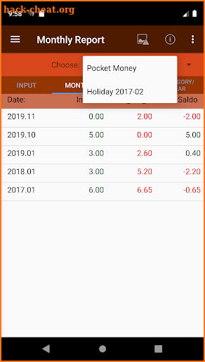 Pocket Money Pro screenshot