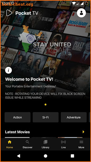 Pocket TV: Free Movies, Live TV & Web Series screenshot