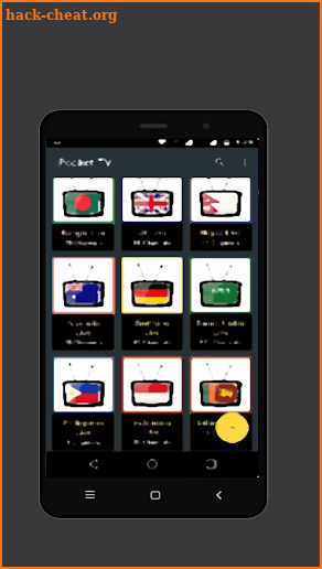 Pocket Tv - live Tv Channels screenshot