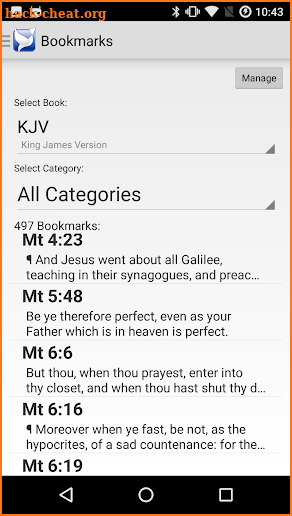 PocketBible Bible Study screenshot