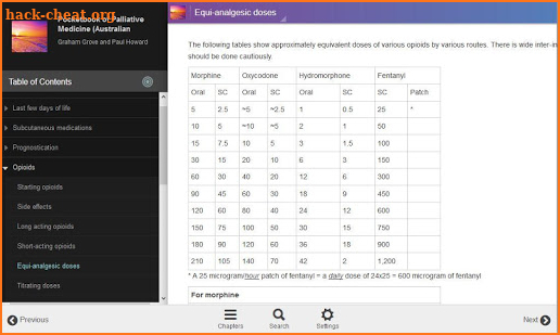 Pocketbook of Palliative Medicine screenshot