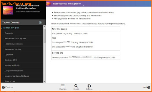 Pocketbook of Palliative Medicine screenshot