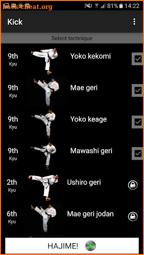 PocketPT - Shotokan Karate screenshot