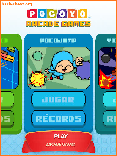 Pocoyo Arcade Games screenshot