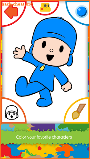 Pocoyo Colors Free screenshot