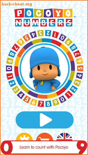 Pocoyo Numbers 1, 2, 3 Free screenshot