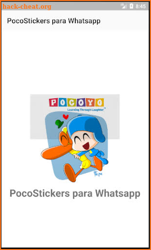 Pocoyo Stickers para Whatsapp screenshot