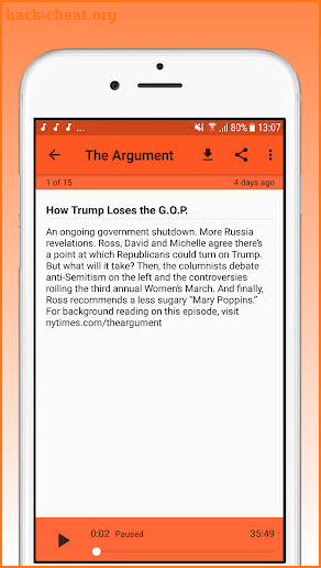 Podcasts : The Argument Podcast screenshot