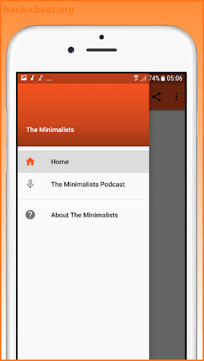 Podcasts : The Minimalists Podcast screenshot