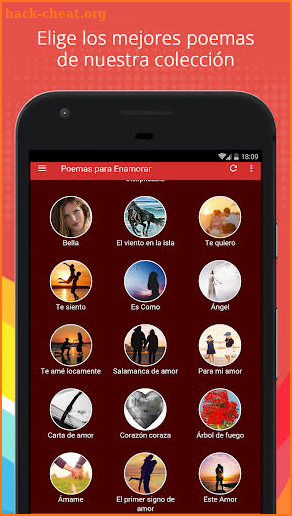 Poemas para Enamorar screenshot