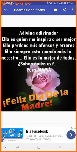 Poemas y Flores para Mamá screenshot