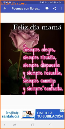 Poemas y Flores para Mamá screenshot