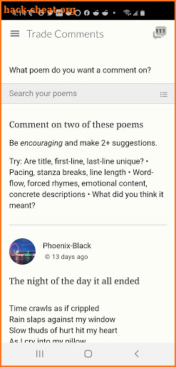 Poetry.app Allpoetry screenshot