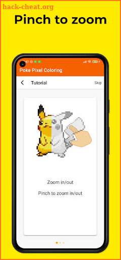 Poke Pixel Art Coloring screenshot