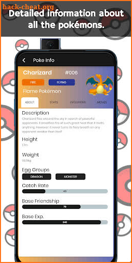 Pokedex - mini-encyclopedia screenshot