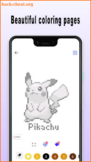 Pokepix Art Coloring - Monster Color By Number screenshot