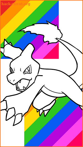 Pokepix Legendary Coloring Book screenshot