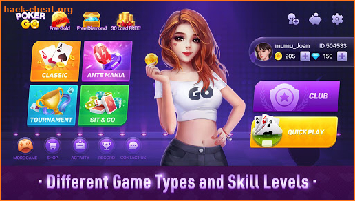 Poker Go - Free Texas Holdem Online Card Game screenshot