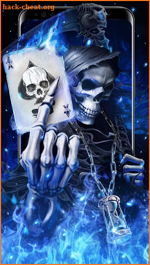 Poker Grim Reaper Live Wallpaper screenshot