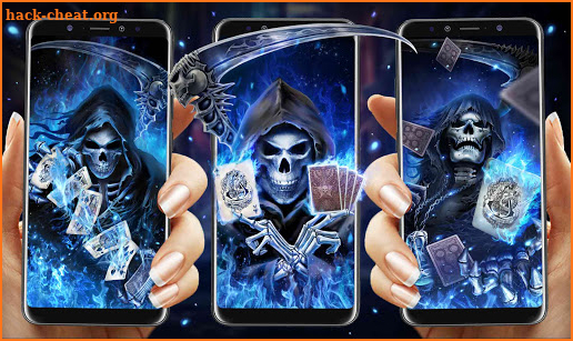 Poker Grim Reaper Live Wallpaper screenshot