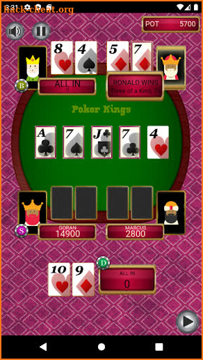 Poker Kings - Offline Texas Holdem Poker screenshot