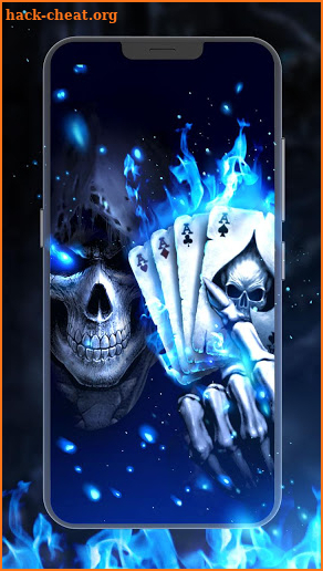 Poker Skull Live Wallpaper screenshot