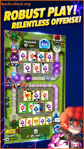 Poker Tower Defense screenshot