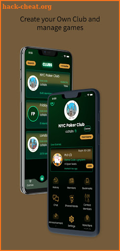 PokerClubApp screenshot