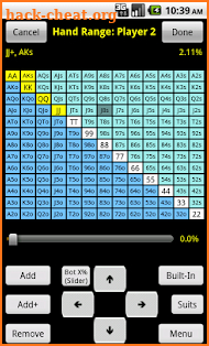 PokerCruncher - Advanced - Poker Odds Calculator screenshot