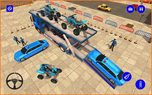 Police ATV Quad Bike Transport screenshot