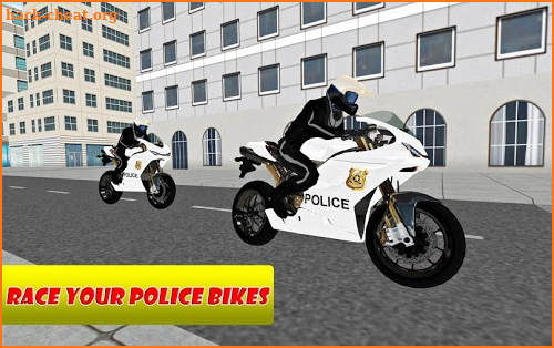 Police Auto Motor Bike - Crazy City Thrill Riding screenshot