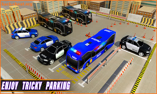 Police Bus Parking: Coach Bus Driving Simulator screenshot