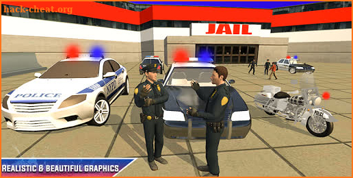 Police Car Parking - Smart Gas Guzzler Wash screenshot