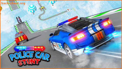 Police Car Stunt Games - Mega Ramps screenshot