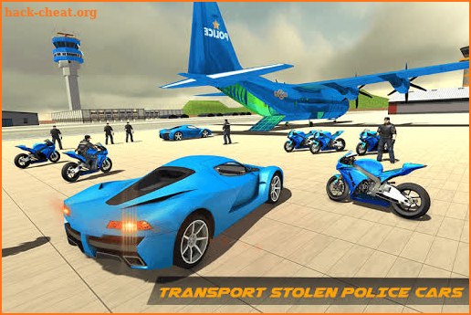 Police Car Transporter Plane – Police Crime City screenshot