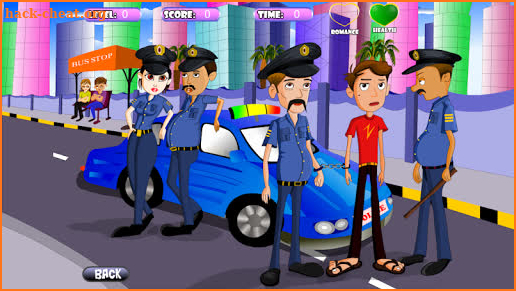 Police couple First love kiss - kissing Game screenshot