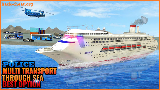 Police Cruise Ship Transport: Driving Simulator screenshot