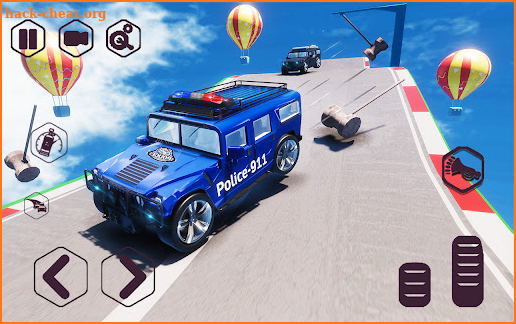 Police Hero Car Stunts Racing screenshot