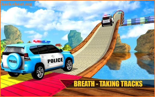 Police Jeep Racing Stunt 3D: 4x4 Ramp Stunt screenshot