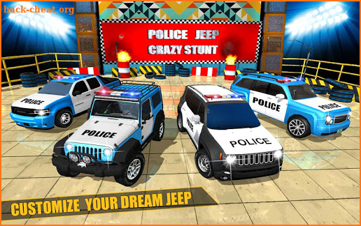 Police Jeep Racing Stunt 3D: 4x4 Ramp Stunt screenshot