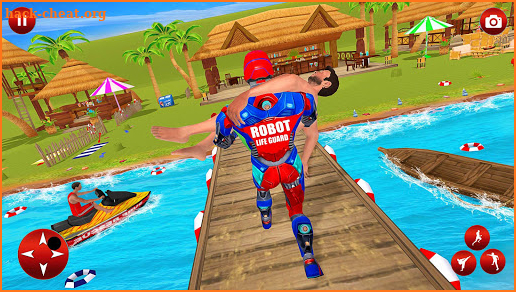 Police Lifeguard Robot Rescue Mission screenshot