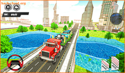 Police Limousine Taxi Transporter Game screenshot