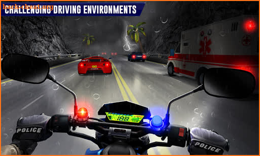 Police Moto Bike Highway Rider Traffic Racing Game screenshot